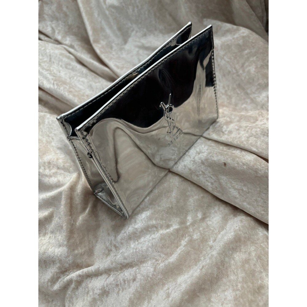 YSL silver Trousse cosmetic pouch - Picture 3 of 4